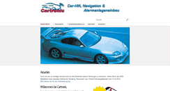 Desktop Screenshot of cartronic-alarmanlagen.de